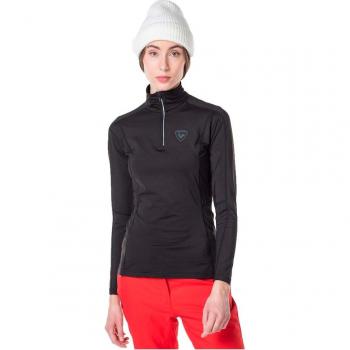 Forro polar de mujer Rossignol Classique 1/2 Zip negro mate M