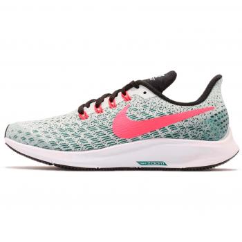 Nike Air Zoom Pegasus 35 (GS), Zapatillas de Running para Niños, (Barely Grey/Hot Punch-Geode Teal-Black 004), 37.5 EU