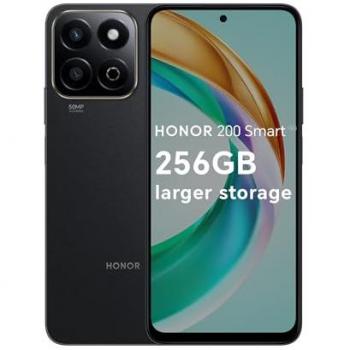 Smartphone Honor 200 Smart 5G Dual SIM 6.8 256GB Negro