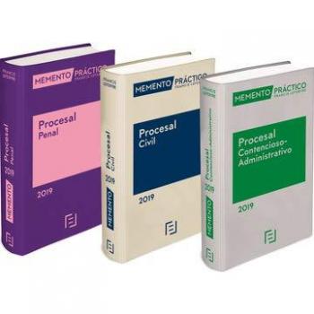 Pack Memento Procesal Civil 2019 + Memento Procesal Penal 2019 + Memento Procesal Contencioso Administrativo 2019