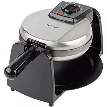 Korona 41002 4waffle(s) 1080W Negro, Acero inoxidable - Gofrera (1080 W, 220-240, 50/60 Hz)