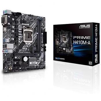 ASUS Prime H410M-A - Placa Base mATX Intel de 10a Gen LGA 1200, M.2, DDR4 2933 MHz, LAN 1Gb, HDMI, DVI, VGA, USB 3.2 Gen 1, Cabezal COM y TPM.