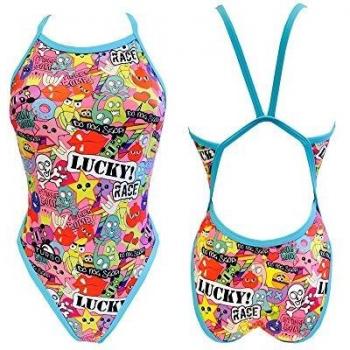 Turbo Traje De Baño Lucky Race Rosa 4XL Mujer