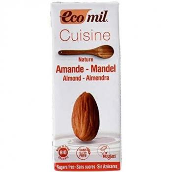 Ecomil Cuisine Crema de Almendra Natural Bio Vegana Sin Gluten 200ml
