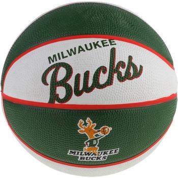 Balón de Baloncesto Mini Wilson NBA Bucks Oliva 3