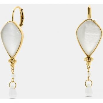 Pendientes Agatha Paris Eclipse Colección Sara Carbonero blancos