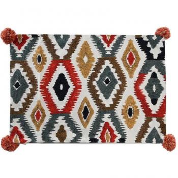 Funda cojín algodón 60x1x40 multicolor