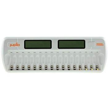 Cargador Jupio Master JBC0085 para 16 Pilas AA/AAA