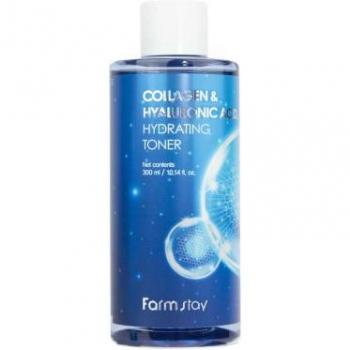 Farm Stay - Collagen & Hyaluronic Acid Hydrating Toner 300ml