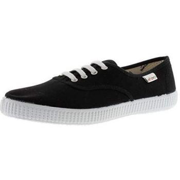 Victoria 1915 Classic Canvas Sneakers - Black, Size 43