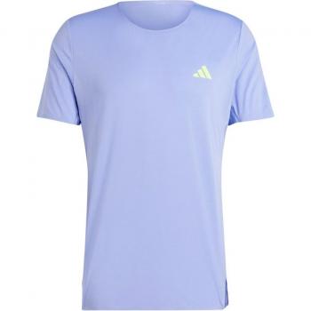Camiseta de Manga Corta Adidas Adizero Azul para Hombre