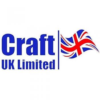 Craft UK 2019 12 x 12 cm 250 G tarjeta de Premier – blanco
