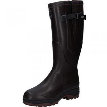 Aigle Parcours 2 ISO Brown Rubber Unisex Wellington Boots Size 40