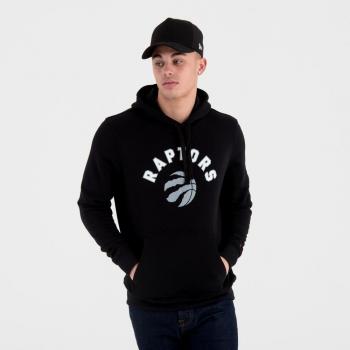 New Era Toronto Raptors Team Logo Black Hoodie Regular Fit Men's Size M