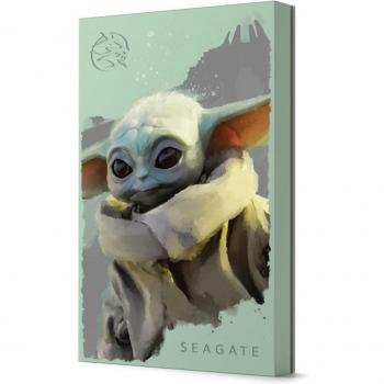 Disco duro externo Seagate FireCuda Gaming Special Edition Grogu, 2TB, USB 3.2