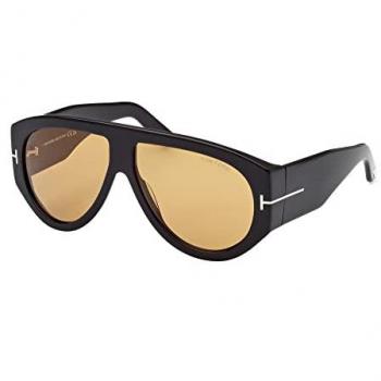 Tom Ford Bronson FT1044 Sunglasses - Stylish Black Male Design, 60 MM Size