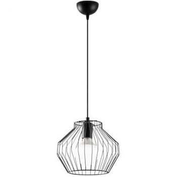 Lámpara de Techo Ajustable Wellhome - Estructura Metálica - Color Negro 25x25x116 cm