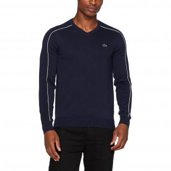 Lacoste Ah7095, Suéter para Hombre, Azul