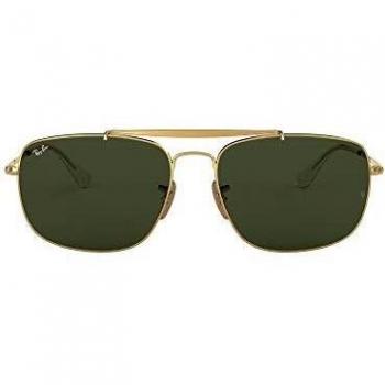 Ray-Ban Men's 0RB3560 001 58 Sunglasses, Gold/Green