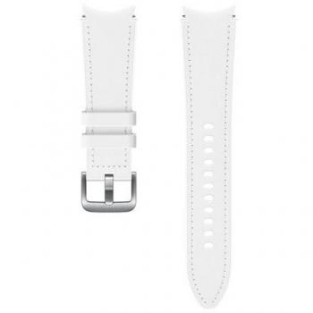 Correa Híbrida de Cuero Samsung para Galaxy Watch4/Watch5 M/L - Blanca 20mm