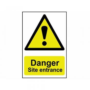 Scan 4102 400 x 600mm PVC Danger Site Entrance