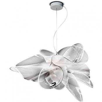 Lámpara Colgante Slamp La Belle Étoile Small LED 73 cm Cristalflex Blanca