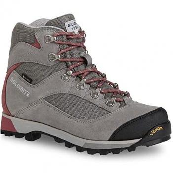Botas de montaña para mujer Dolomite Zernez Gore-Tex Gris Cálido / Rojo Seco