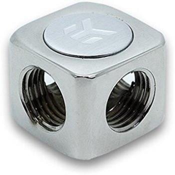EK Water Blocks EK-AF X-Splitter 4F G1/4 Níquel - Accesorio de refrigeración