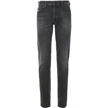 Diesel Men's Slim-fit Black Cotton Jeans - Size W28, Model: 1986 Larkee-Beex L.34