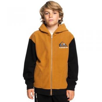 Sudadera con Capucha Quiksilver Essential Marrón para Niños de 8 a 16 Años