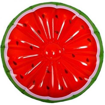 GLOBO, Jumbo Watermelon Slice Island diametro 148 cm Brazaletes y flotadores Natación y Waterpolo Unisex Infantil, Multicolor