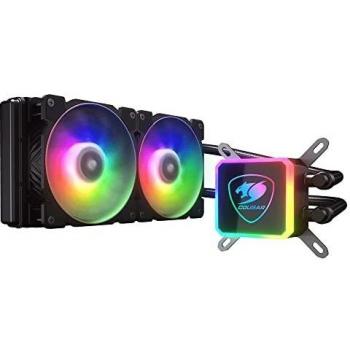 Kit de refrigeración líquida todo en uno Cougar Gaming Aqua ARGB 240mm Negro