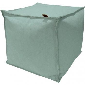 Overseas Puff 38x38x38 cm lona azul hielo