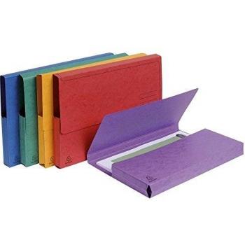 Exacompta Nature Future - Paquete de 5 subcarpetas, bolsa A4, 24 x 32 cm, multicolor