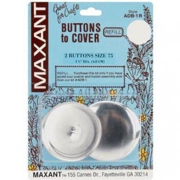 Botón Maxant 2-Pack Cubierta botón Recambio, 1 – 7/8-inch