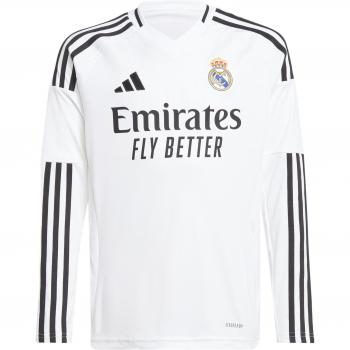 Adidas Kids Long Sleeve Home Jersey Real Madrid 2024-25