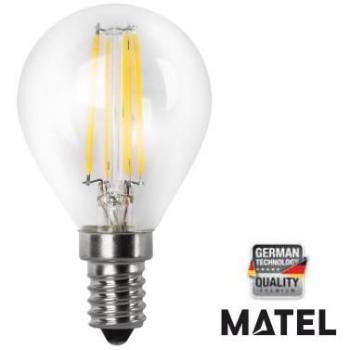 Alfa 41794 - Bomb.led filament.esfer.clara e14 4w.ca