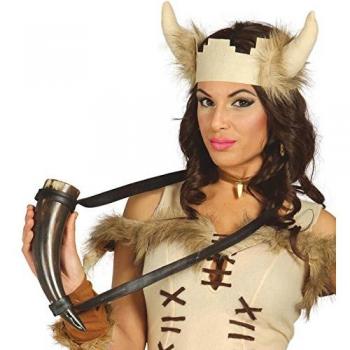 Cuerno para beber de Vikingo de 26 cm con cuerda