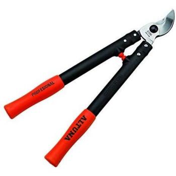 Tijera de Podar a Dos Manos Pruning 24V2-50 - Ajuste Manual - Corte Bypass Muy Preciso - Resistente y Muy Ligera - Fabricada con Fibra de Carbón - Indicada para Uso Profesional - Altuna