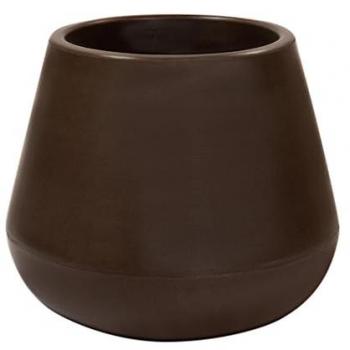 Maceta Wellhome Adam Blanco de Polietileno 28L, Fácil Limpieza, Resistente a Impactos, Dimensiones 41x35 cm