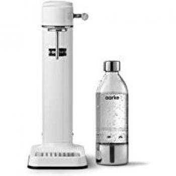 aarke Carbonator Carbonatador, 1 Liter, Stainless Steel, Blanco