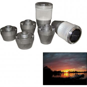 Dock Edge 96-258-F PostLite Solar LED Post Light 2-Pack