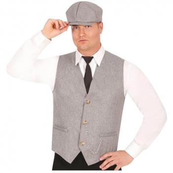 Kit de Gánster adulto: Gorro y Chaleco