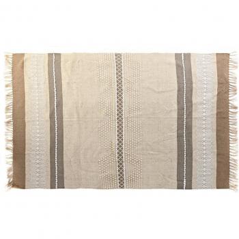 Alfombra DKD Home Decor Marrón Poliéster Algodón