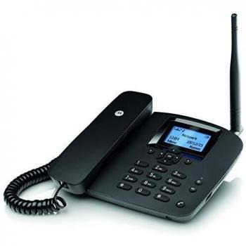 Motorola MOTOFW200L - Teléfono Fijo inalámbrico, Negro