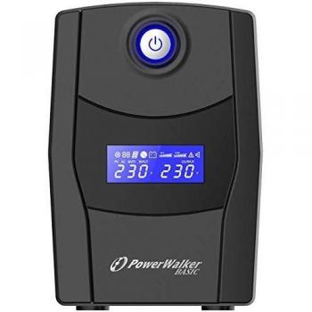PowerWalker VI 800 STL UPS Línea Interactiva 800 VA 480 W 2 Salidas AC