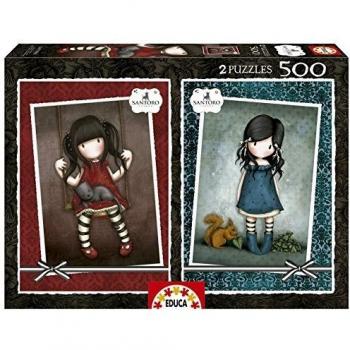 Educa Borrás - Puzzle Ruby + You Brought Me Love, 2 x 500 piezas