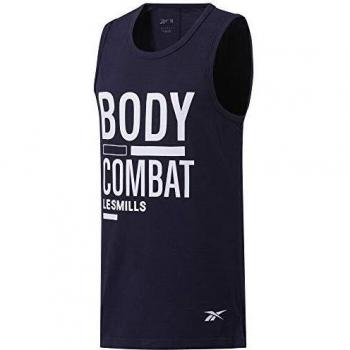 Reebok LM Bodycombat Slub Tank Top, Hombre, prpdel, XL