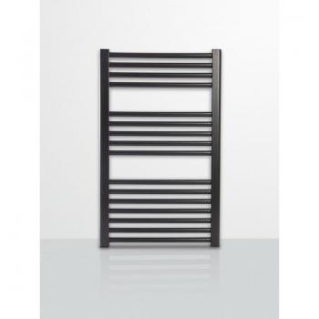 Radiador de agua secatoallas Cicsa ZT Negro Mate 1200x450 (400 entre ejes) No eléctrico