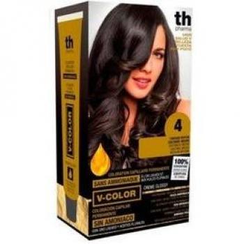 Kit de Tinte para el Cabello Nº4 Sin Amoníaco Castaño Medio Th Pharma